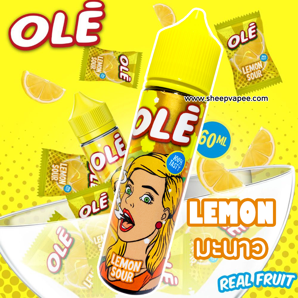 Ole Lemon โอเล่ มะนาว 60ml Ole Lemon โอเล่ มะนาว 60ml
