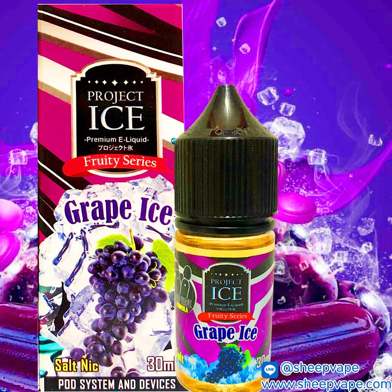 projectice grape salt projectice grape โปรเจคไอซ์ องุ่น 30ml