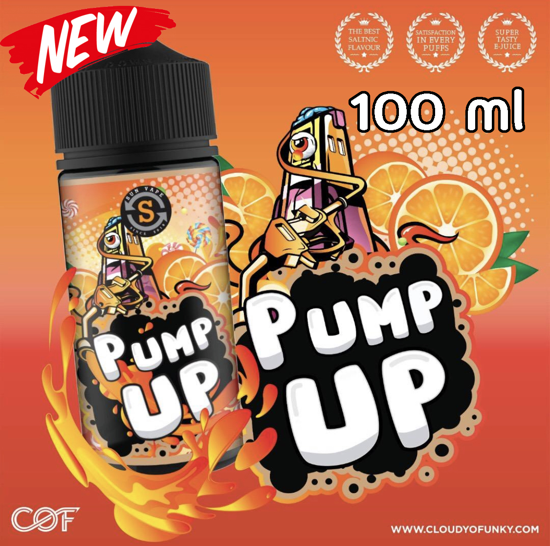 pump up orange 100ml Pump Up Orange ปั้มอัพ ส้ม 100ml