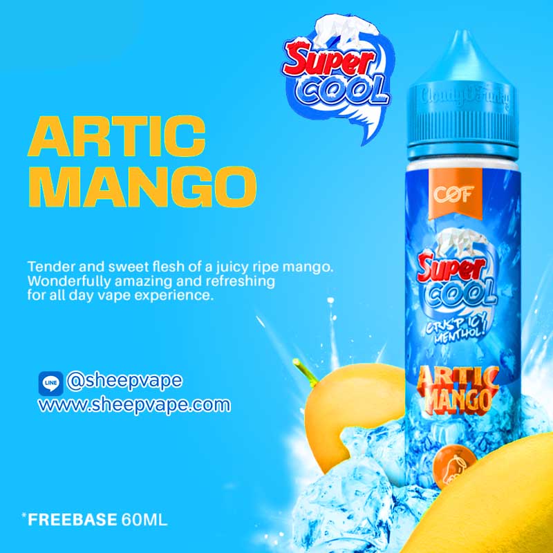 super cool artic mango Super cool mango ซุปเปอร์คูล มะม่วงสุก 60ml
