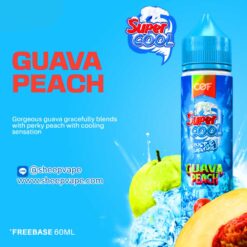 Super cool guavapeach ซุปเปอร์คูล ฝรั่งพีช 60ml