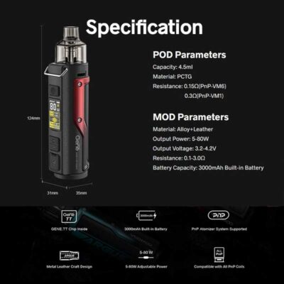 voopoo Argus pro 80w 3000mAh
