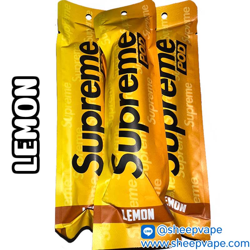 Supreme 2000puff Lemon มะนาว Supreme 2000puff Lemon มะนาว