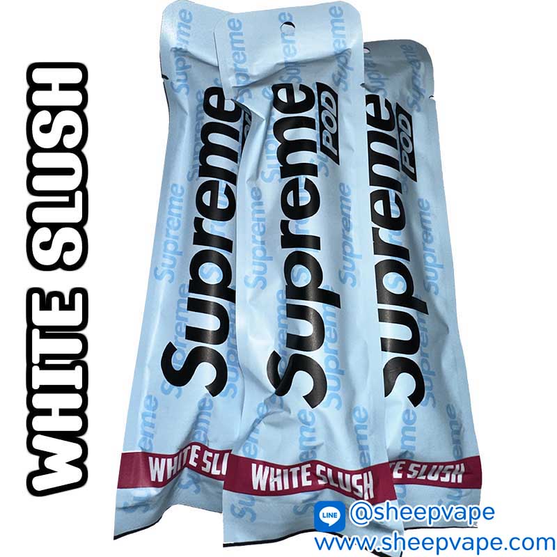Supreme 2000puff White Slush น้ำเขียว Supreme 2000puff White Slush น้ำเขียว