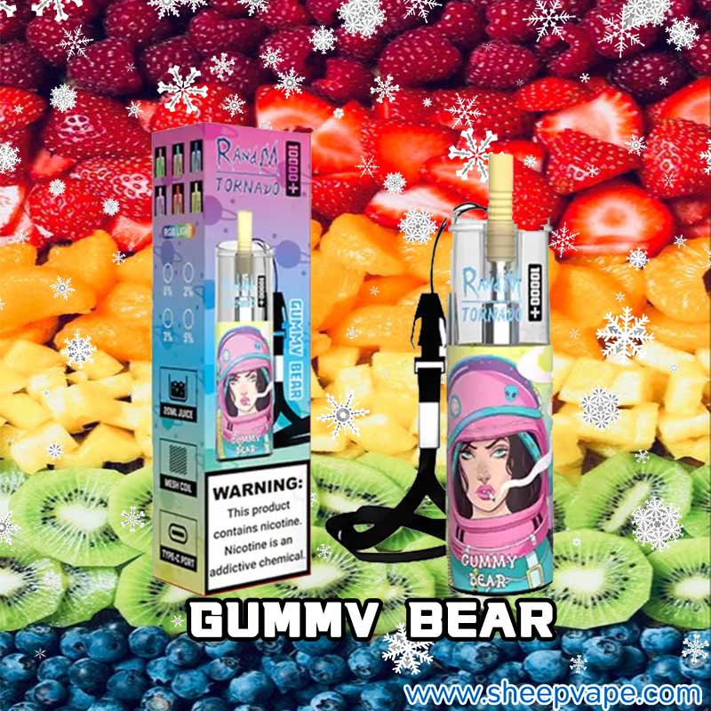 randm tornado 10000 gummv bear กลิ่นเจลลี่ผลไม้รวม randm tornado 10000 gummv bear กลิ่นเจลลี่ผลไม้รวม