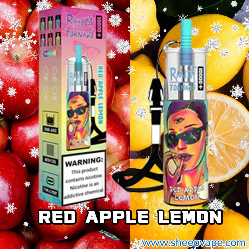 randm tornado 10000 redapple lemon กลิ่นแอปเปิ้ลมะนาว randm tornado 10000 redapple lemon กลิ่นแอปเปิ้ลมะนาว