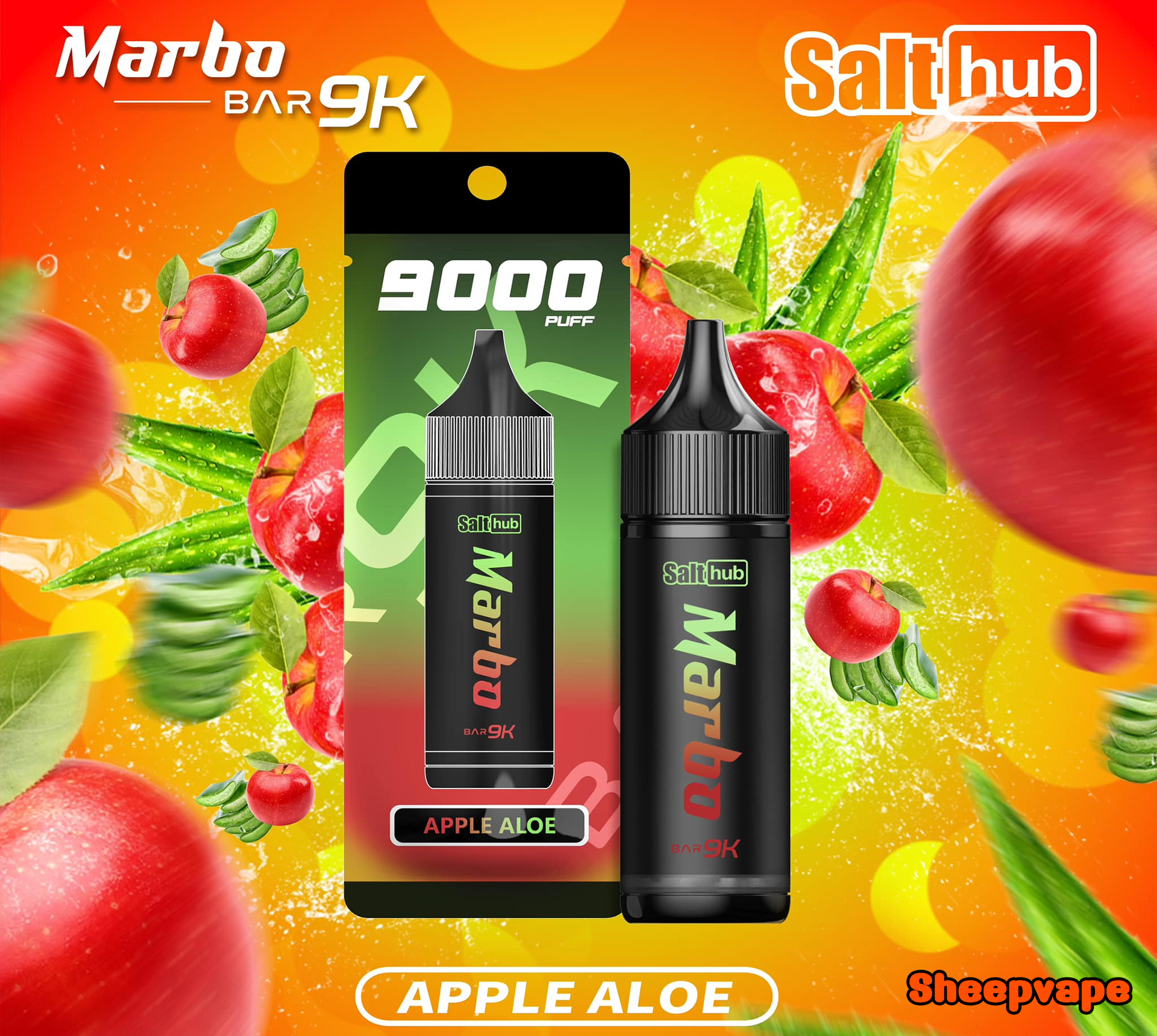 marbo bar 9k apple aloe แอปเปิ้ลอโลเวร่า marbo bar 9k apple aloe แอปเปิ้ลอโลเวร่า