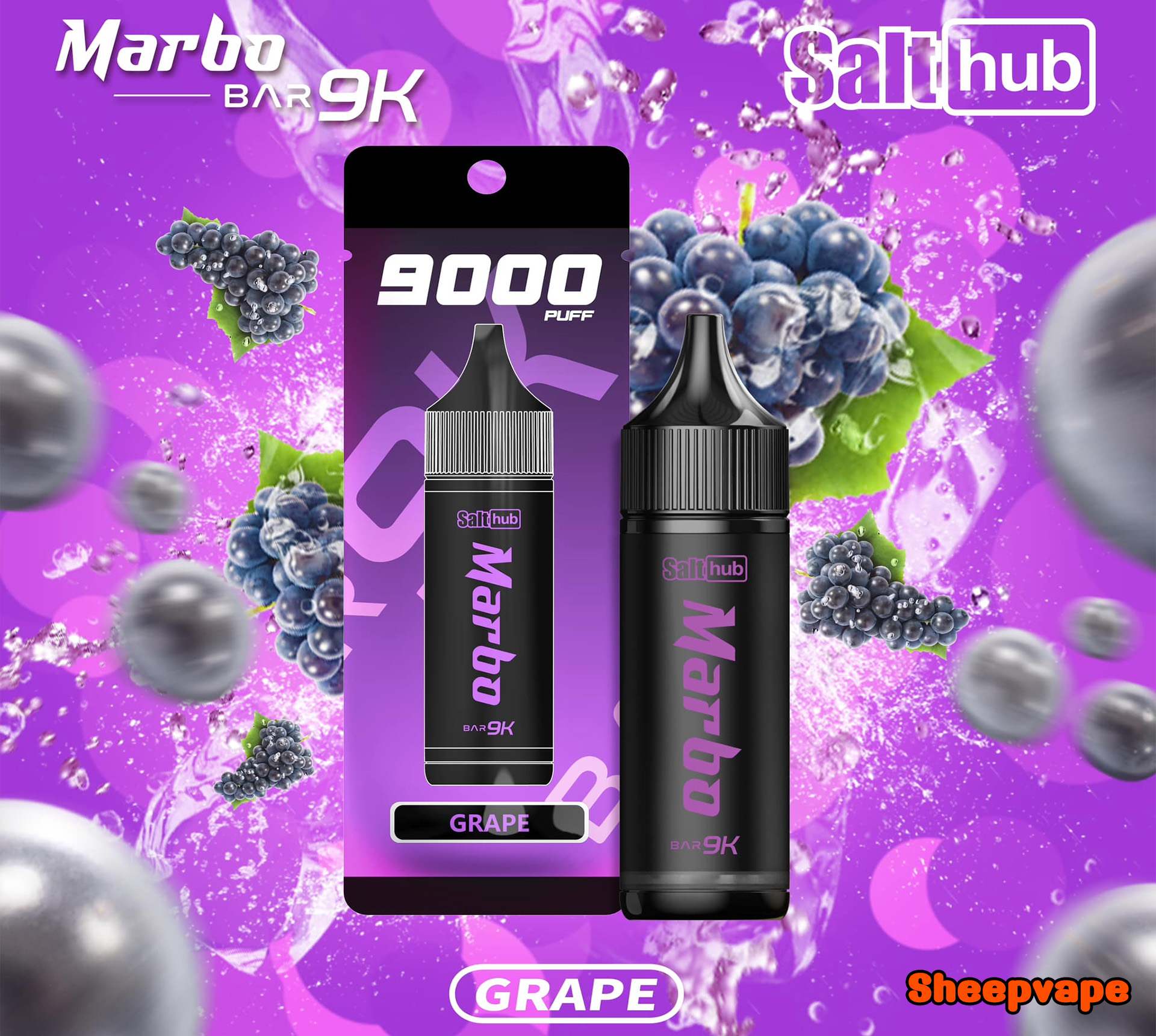 marbo bar 9k grape องุ่น marbo bar 9k grape องุ่น