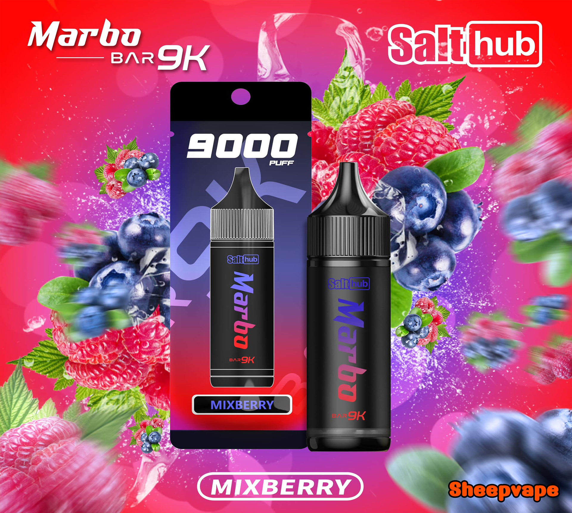 marbo bar 9k mixberry ผลไม้รวม marbo bar 9k mixberry ผลไม้รวม