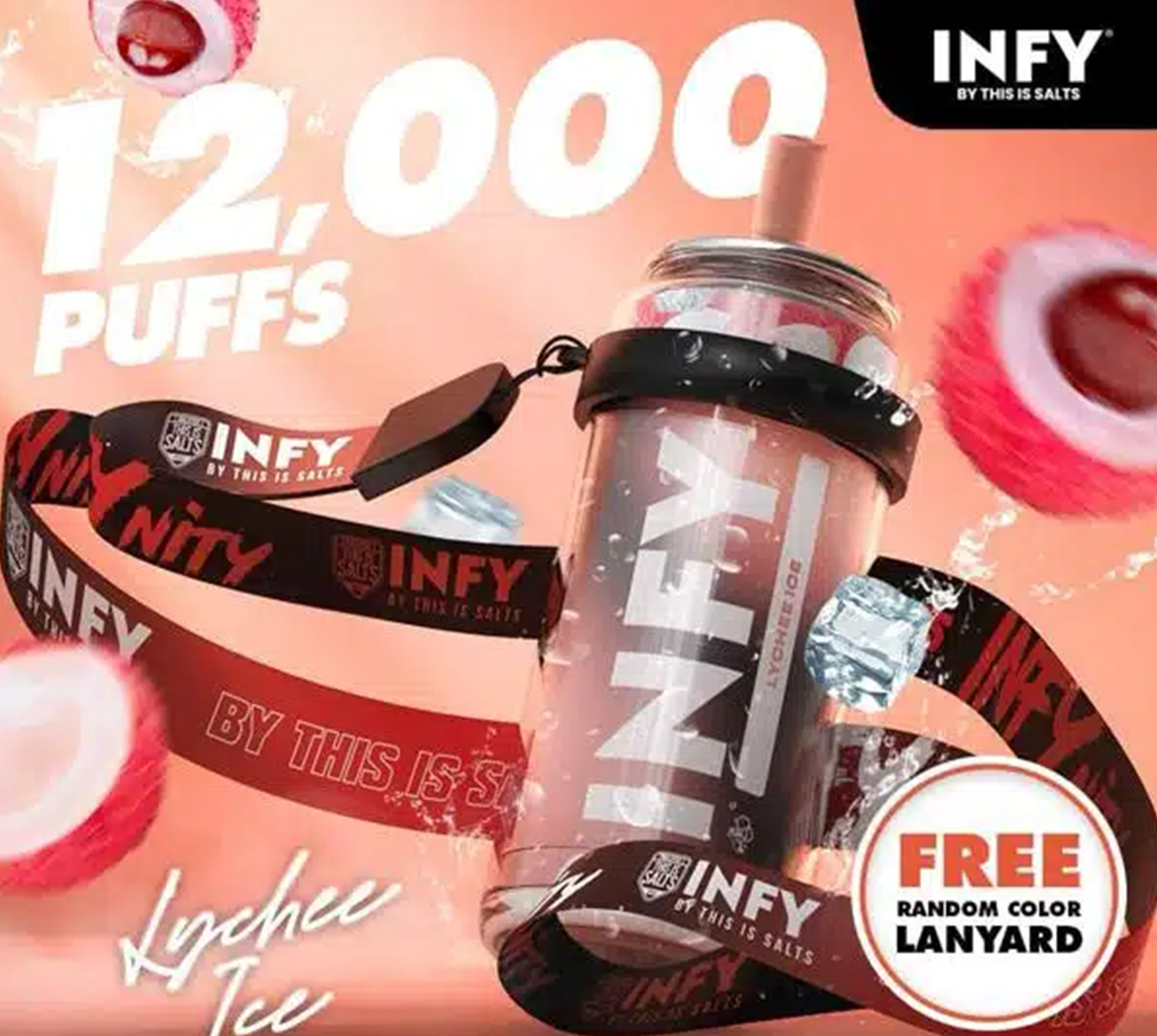 infy 12000 lychee ice ลิ้นจี่ infy 12000 lychee ice ลิ้นจี่