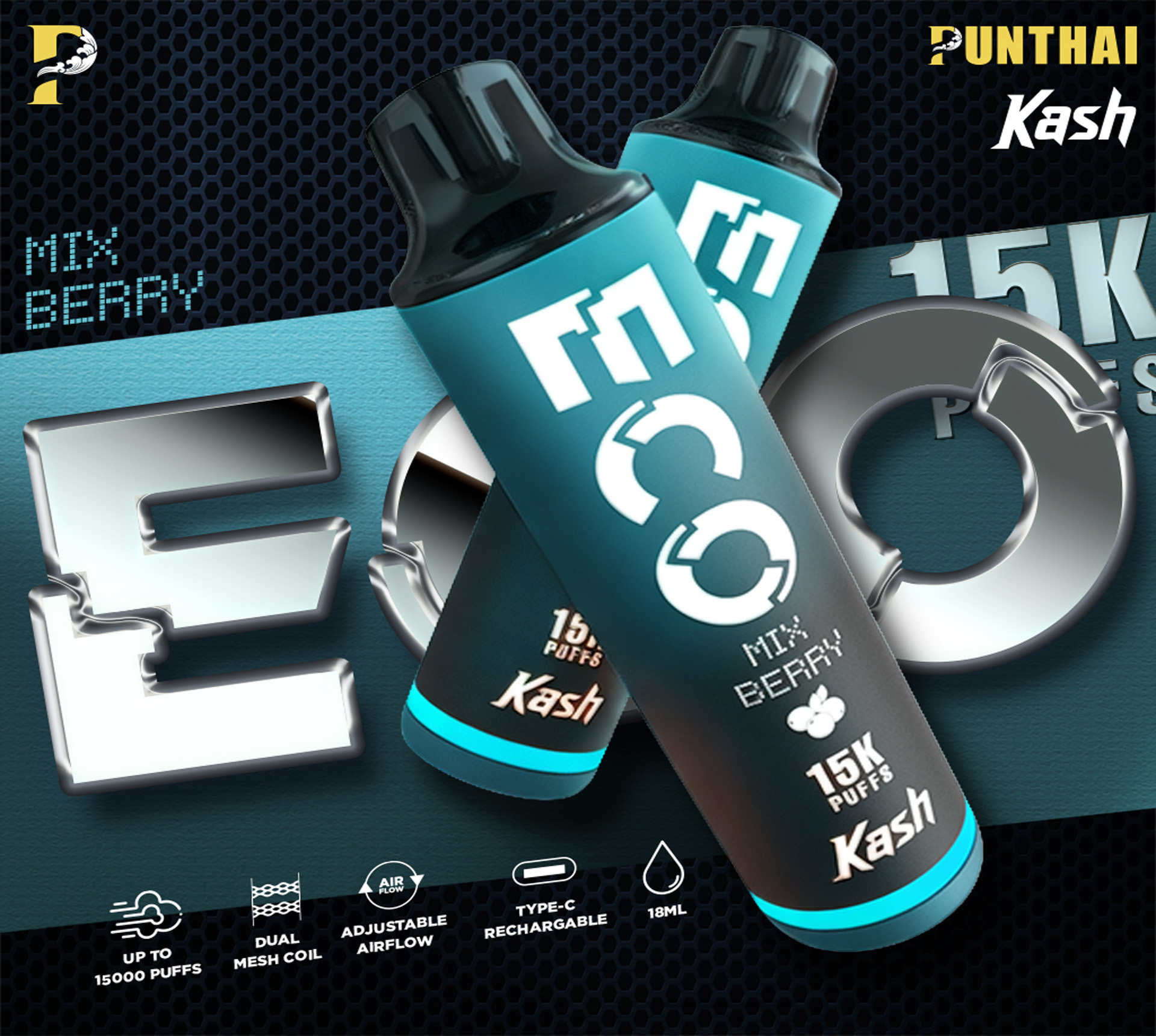 eco kash 15k mixberry ผลไม้รวม eco kash 15k mixberry ผลไม้รวม