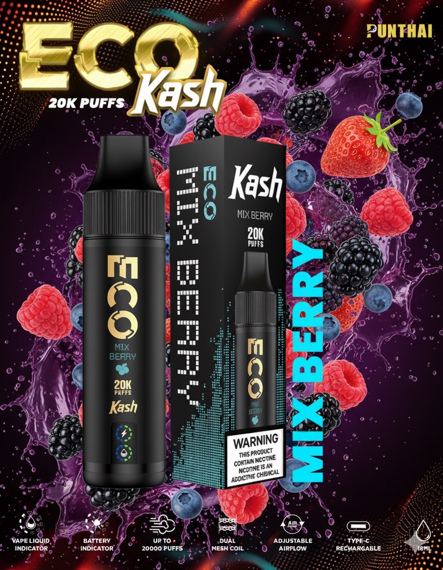 eco kash 20k mixberry ผลไม้รวม eco kash 20k mixberry ผลไม้รวม