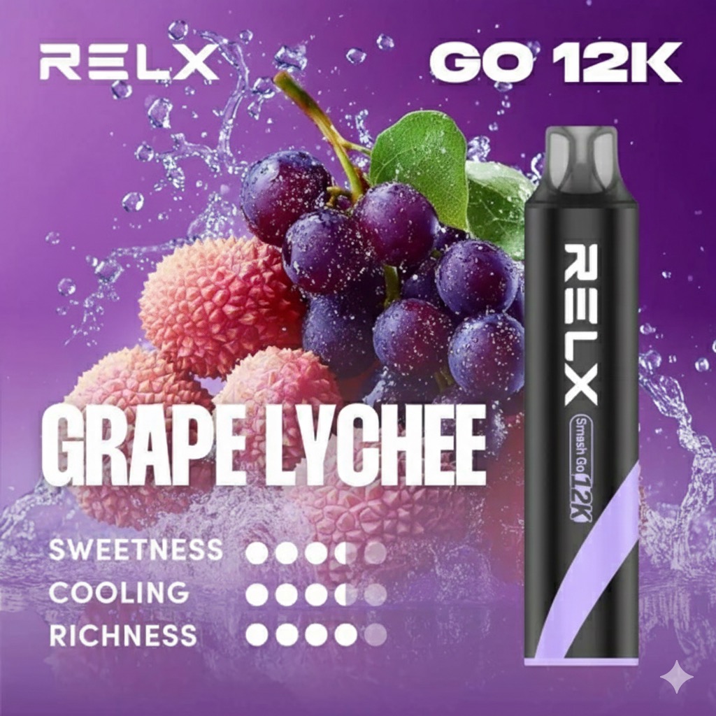 รูปภาพ 16-10-68 07 06 39 (1) Relx Smash Go 12k องุ่นลิ้นจี่